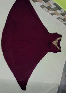 Sequins Work Gown With Shrug