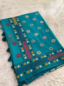 Brand New Silk Saree with Attached Blouse Piece
