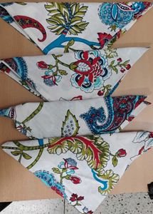 Printed Table Napkins - Set Of 4