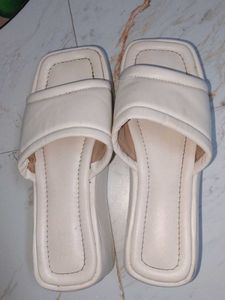Cream Platform Slides