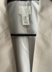 Beige linen H&amp;M Blazer