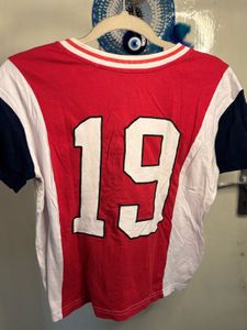 Red & White Tee - Number 19