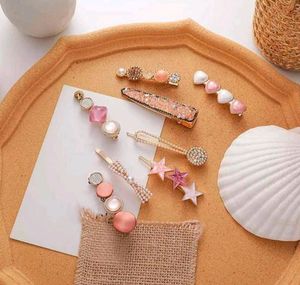 8 Pics Korean Style Hair Clip Set
