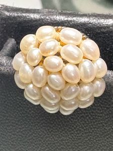 Fresh Water Pearl Ball Stud Earrings