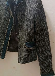 darkest Green denim look Jacket 🧥