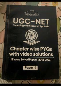 Toppers Notes Ugc Net Paper 1 PYQS Book