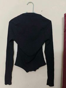 Black Long Sleeve Top