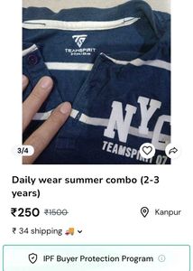 baby summer set combo (2-3 years)