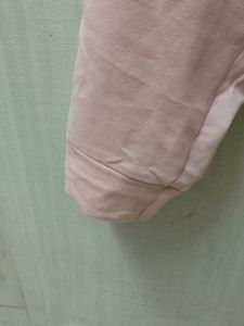 Pink Cropped Joggers And Grey Full Length Jogger