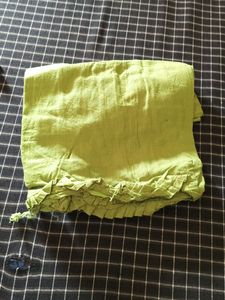 Pista And Blue Color Velvet Touch Saree