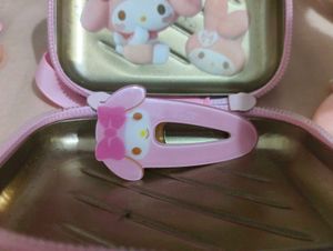 Sanrio My Melody Storage Box With Accessories 😍