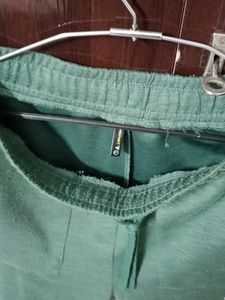 Green Joggers with Brooklyn Print