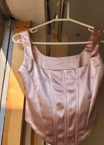 New Me Corset  Style Top With Square Neck