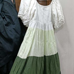 Green beautiful dress