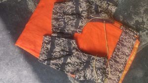 saree with stitching blouse