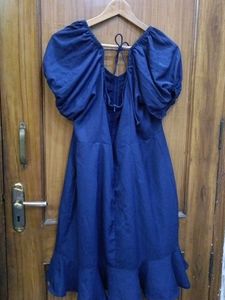 Chic Blue Mini Dress