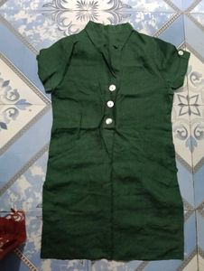 Green Shirt Dress