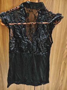 Black Lace Top