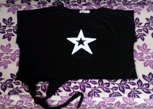 Adywg Black BeautifulDesign ⭐ CropTop Half Arm Y2K