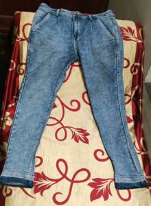 Trendy Streetwear Denim Jeans Pants