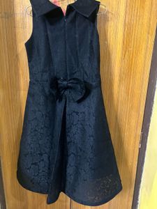 Black Lace Asymmetrical Dress