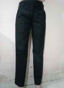 Black Low Waist Trousers For Women