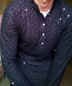 Men&#39;s Black Kurta