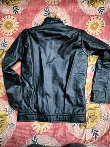 Leather Look Jacket Only One Time Wear