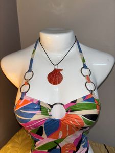 ⋆˙⟡ y2k tropical halter top⋆˙⟡