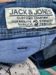Jack And Jones Mens Blue Denim Jeans