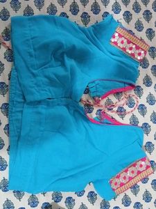 Blue &amp; Pink Readymade Blouse