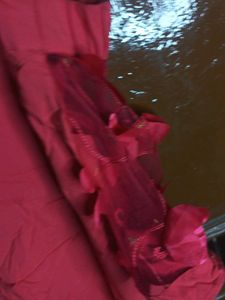 Red Cold Shoulder Top