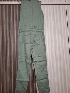 Olive Green Utility Jumpsuit