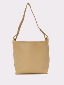 Twenty Dresses Beige Textured Oversized Tote Bag