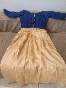 Blue & Gold Gown