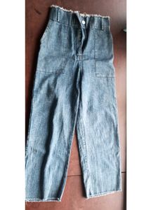 Wide Leg Denim Jeans