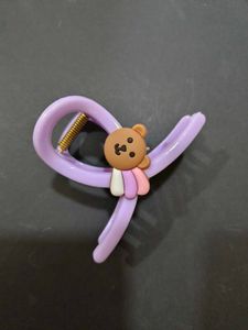 Cute Bear Hair Claw Clip