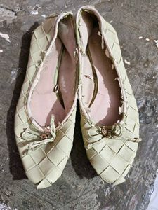 Luna Blu Worn Ballet Flats