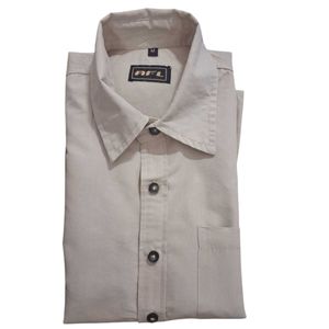 PRICE DROP: Stylish, Beige Half Sleeves Shirt