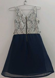 Vero Moda Lace &amp; Chiffon Dress