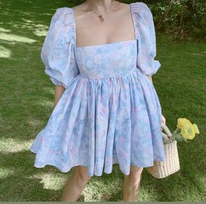 Pastel Floral Mini Dress