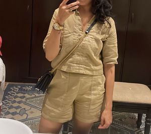 Khakhi playsuit