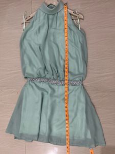 Mint Green Halter Dress