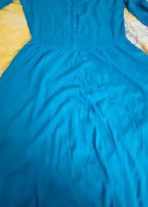 Teal Blue Midi Dress