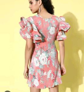 Floral Print Party Dress