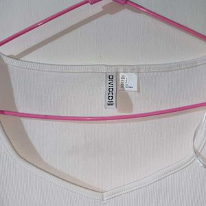 H&amp;M White Croptop