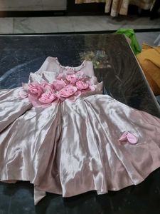 Silk Beautiful Shiny Frock