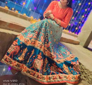 Printed Lehenga Set