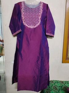 Brand New Double Shade Deep💜Color Kurta Set