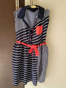 Striped Shirt Dress